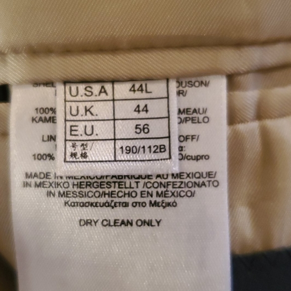 Brooks brothers sport jacket camel hair